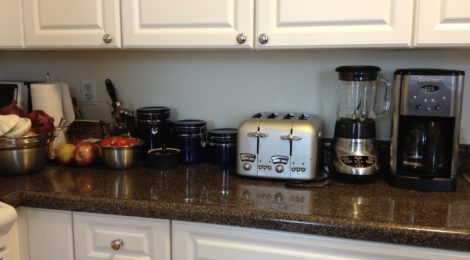 Kitchen stuff I dream about...just rethinking my counter space
