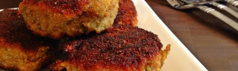 Leftover Thanksgiving Turkey & Potato Cutlets with Cranberry Sauce Chutney
