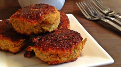 Leftover Thanksgiving Turkey & Potato Cutlets with Cranberry Sauce Chutney