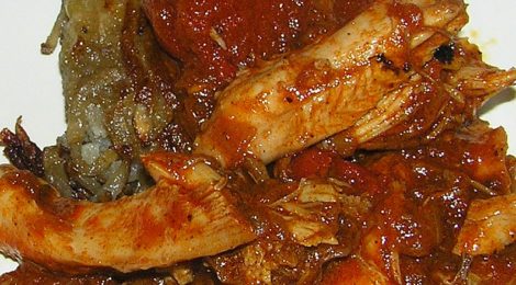 Celebrate Hanukkah the Indian way! Chicken Curry & Latkes