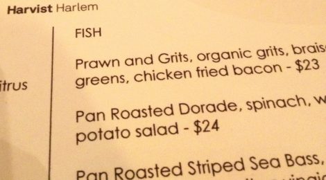Dinner at HARVIST in Harlem
