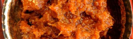 Sweet & Sour Green Mango Jam: South Indian 'Mango Thokku'