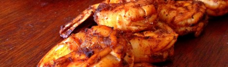 Smoky & Spicy Indian Barbecue: Bobby Flay's Grilled Shrimp Skewers with Cilantro-Mint Chutney