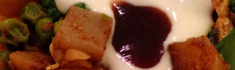 The ultimate Indian appetizer: deconstructed Samosa Papri Chaat