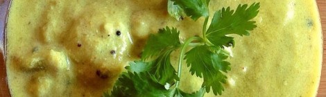 South Indian Green Yogurt Curry (Majjige Huli)