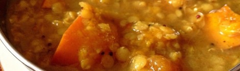 Mango Huli: Stewed Lentils and Mangoes with Turmeric, Tamarind, and Coconut