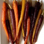 Honey Glazed carrots with red chilli pepper
