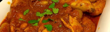Chicken curry with fingerling potatoes