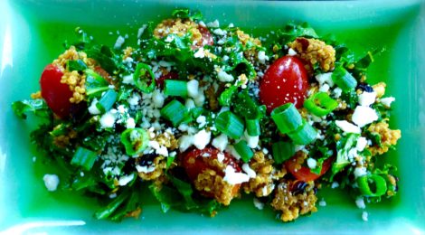 Going to a summer potluck? Make this Indian-inspired Coconut Curry Quinoa Salad