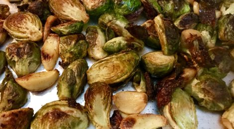 Roasted Curried Brussels Sprouts